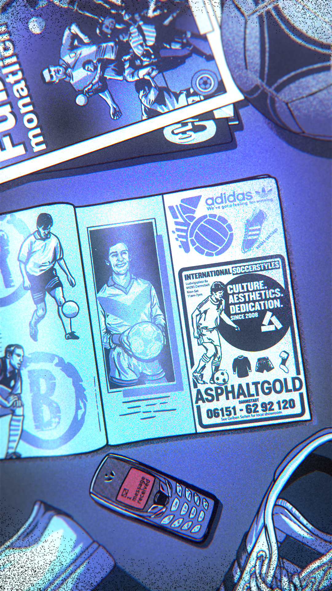 Asphaltgold Adidas Euro Cup animation still